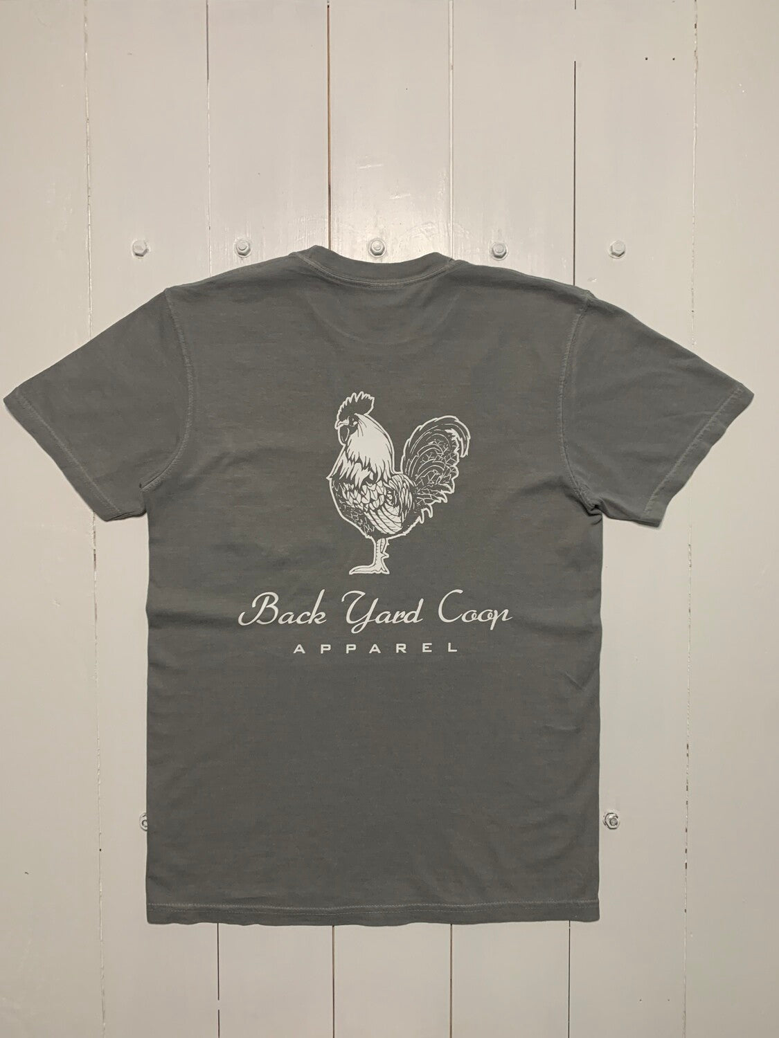 Grey Rooster Shirt Short Sleeve