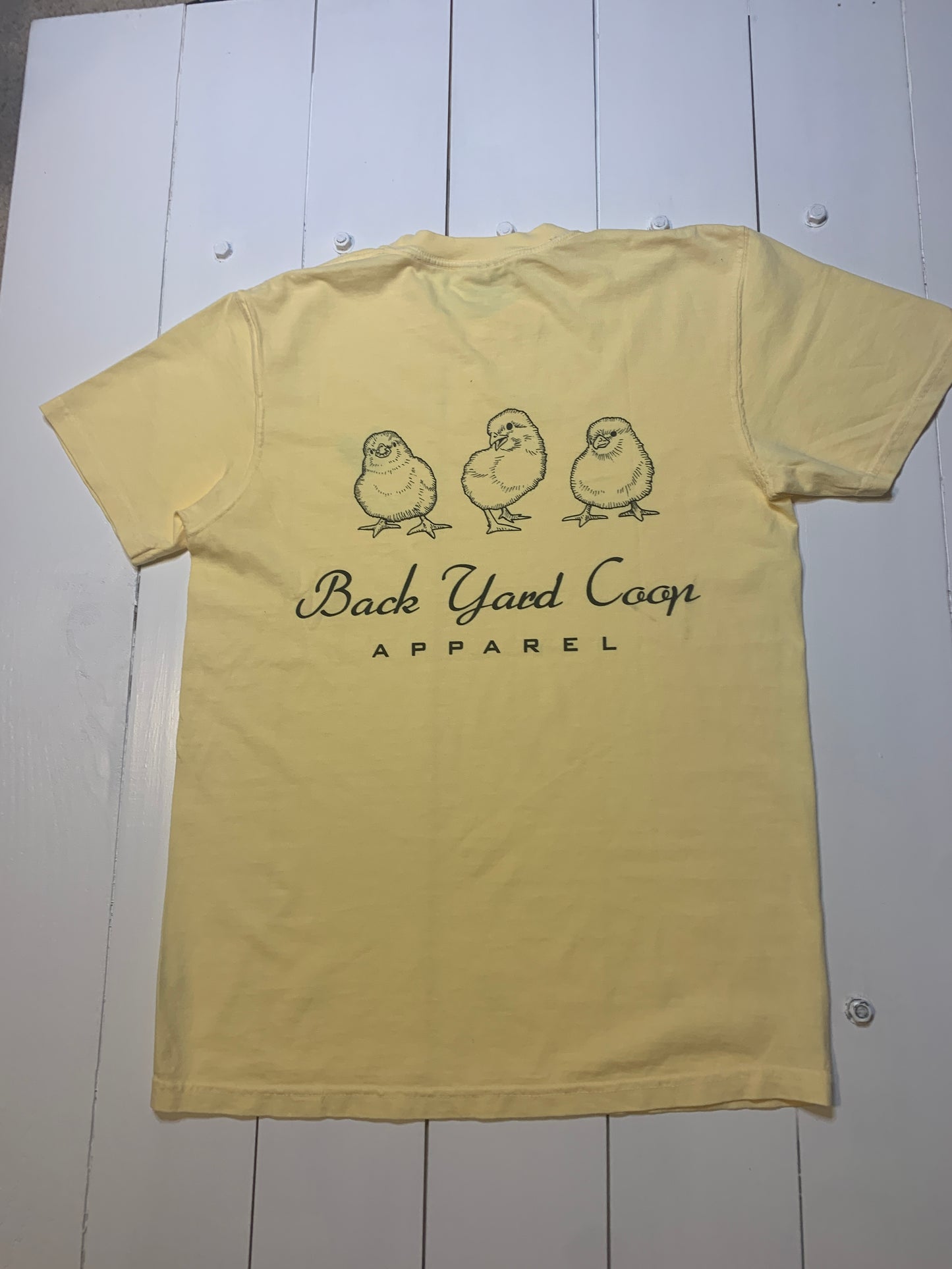 BYCA Adult  Barely Hatched Baby Chicks Short Sleeve T-Shirt